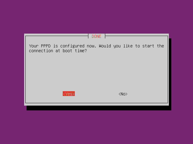 Allow dial on boot